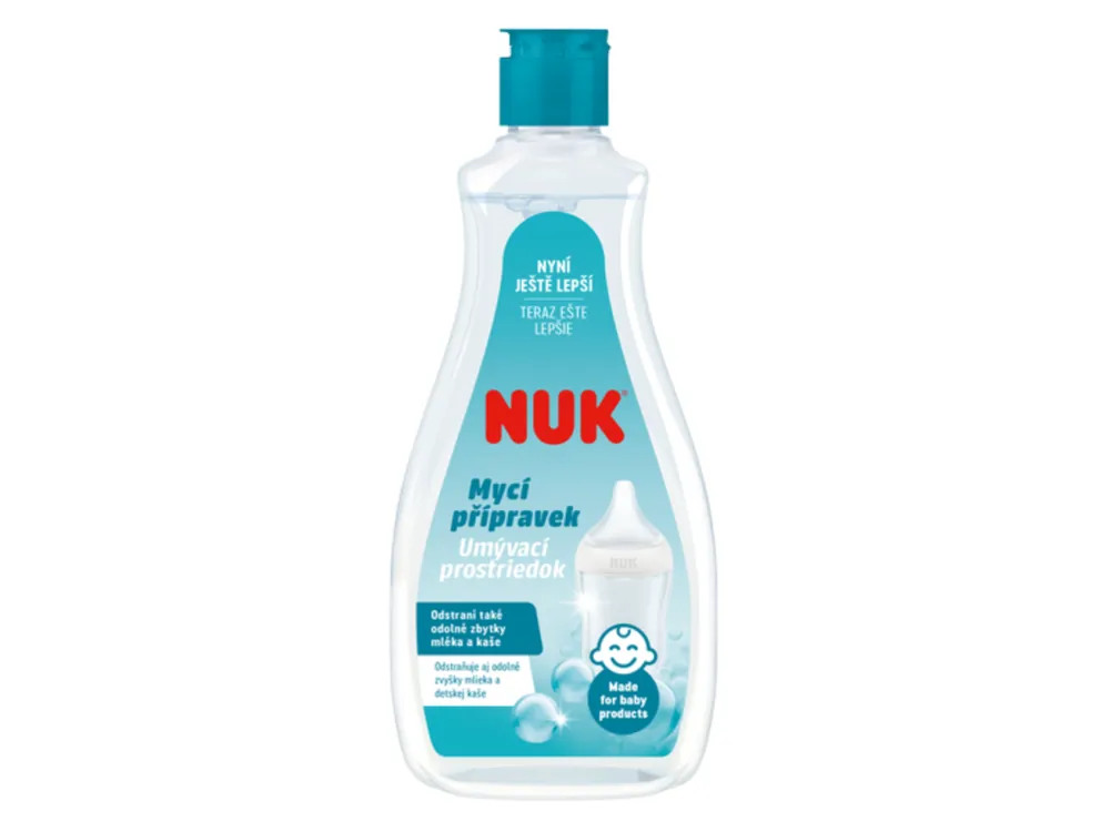 NUK mycí přípravek na láhve a savičky 500 ml Sleva
