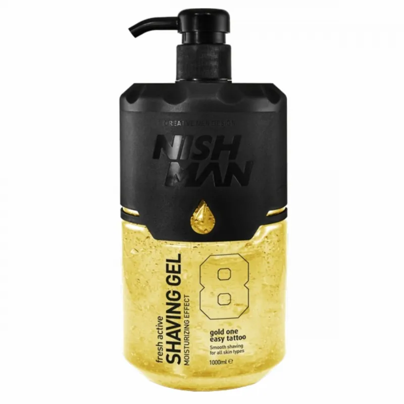 Doprava Zdarma Nishman Gold One transparentní gel na holení 1000 ml