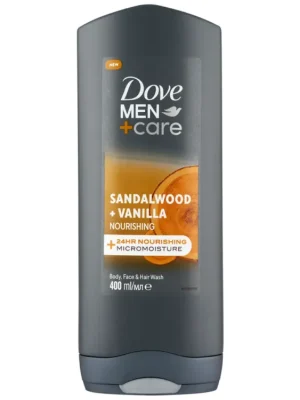Dove Men+Care sprchový gel 400 ml Sandalwood+Vanilla Rychlé Dodání