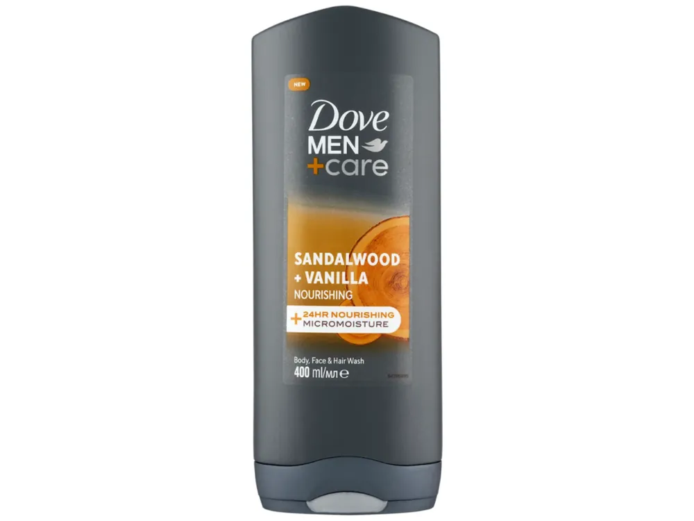 Dove Men+Care sprchový gel 400 ml Sandalwood+Vanilla Rychlé Dodání