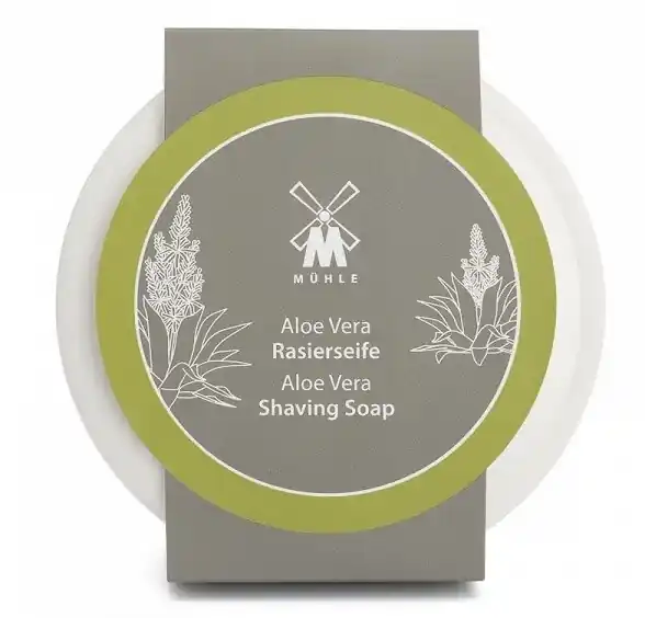 Mühle Aloe Vera mýdlo na holení v porcelánové misce 65 g Přímo Od Výrobce