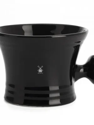 Bezpečná Platba Mühle černá miska na holení s rukojetí