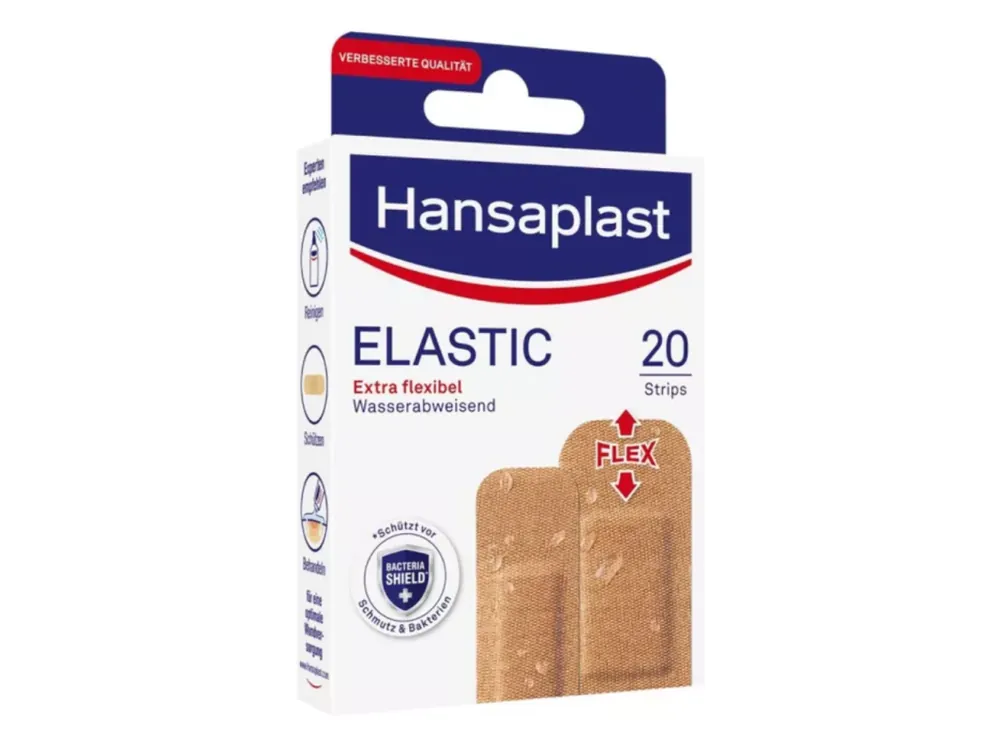 Hansaplast Elastic voděodolná náplast 20 ks Nejlepší Volba