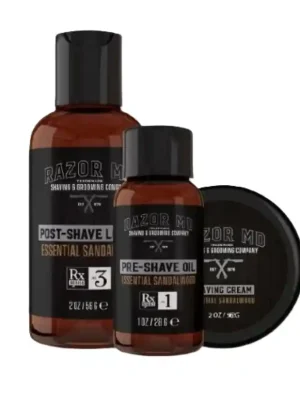 Novinka Razor MD Sandalwood Travel Shave Kit cestovní sada na holení