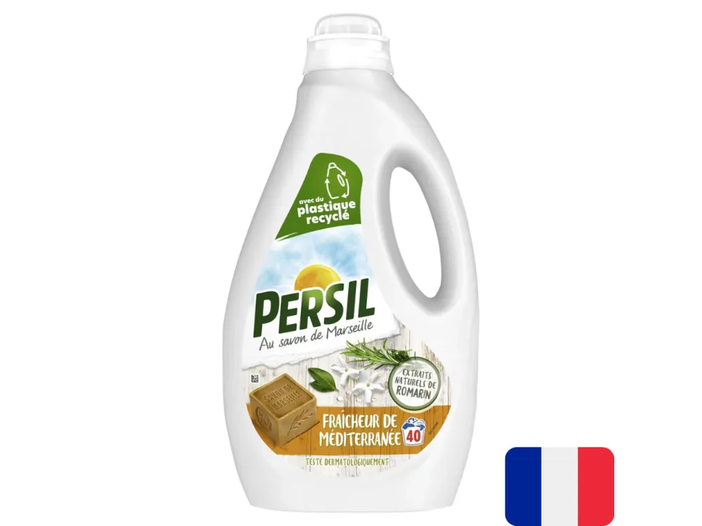 Akce Persil prací gel 40 dávek Fraicheur de Méditerranée 1,8 l