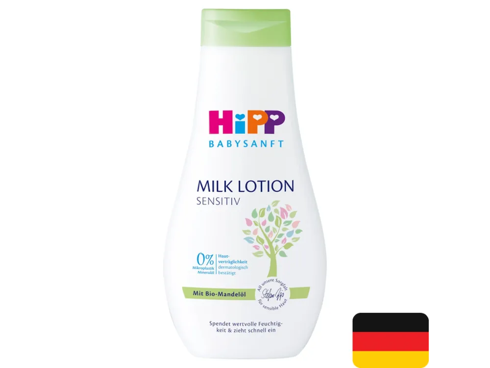 HiPP BabySanft tělové mléko 350 ml Sensitiv Koupit Online