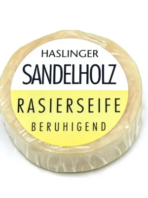 Levný Haslinger Sandalwood mýdlo na holení 60 g