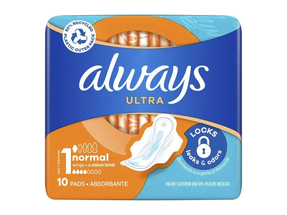 Cenový Hit Always vložky 10 ks Ultra Normal plus