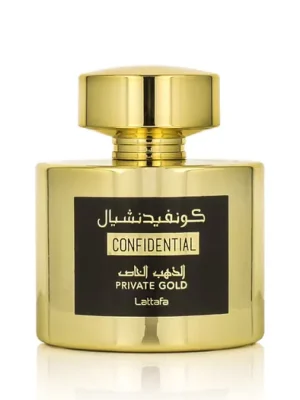 Nakupujte Hned Lattafa Confidential Private Gold EDP 100 ml UNISEX