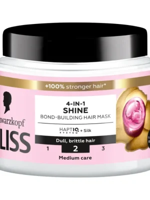 Cenová Bomba Gliss maska na vlasy 400 ml Shine 4v1