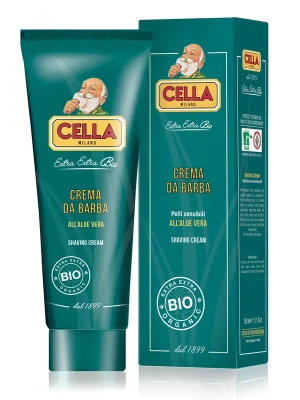 Rychlé Dodání Cella Milano Bio Aloe Vera krém na holení v tubě 150 ml