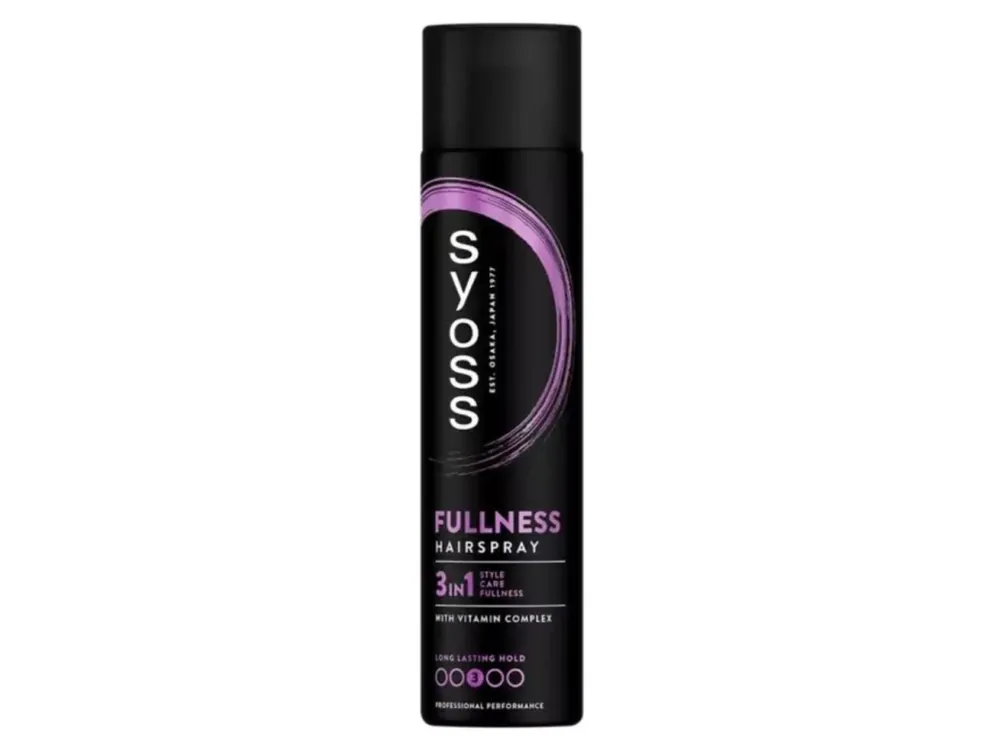 Novinka Syoss lak na vlasy 300 ml Fullness 3