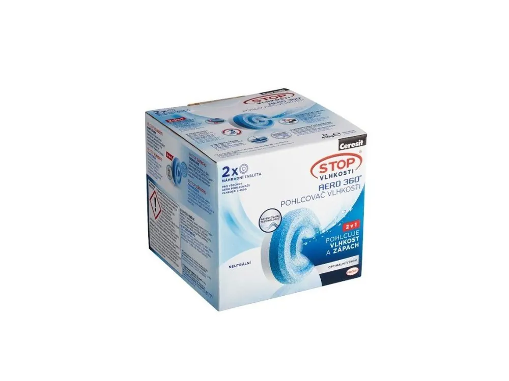Ceresit Stop vlhkosti Aero 360° náhradní tablety 2 x 450 g Odeslání Ihned