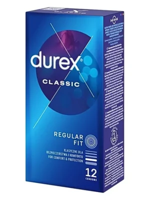 Vrácení Zdarma Durex kondomy 12 ks Classic
