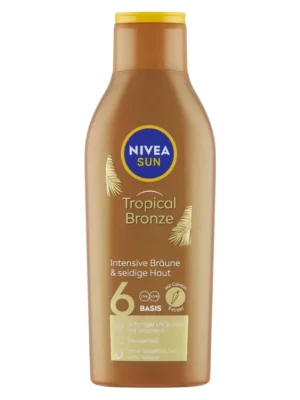 Nivea Sun Tropical Bronze mléko na opalování s karotenem SPF 6 200 ml Víkendová Akce