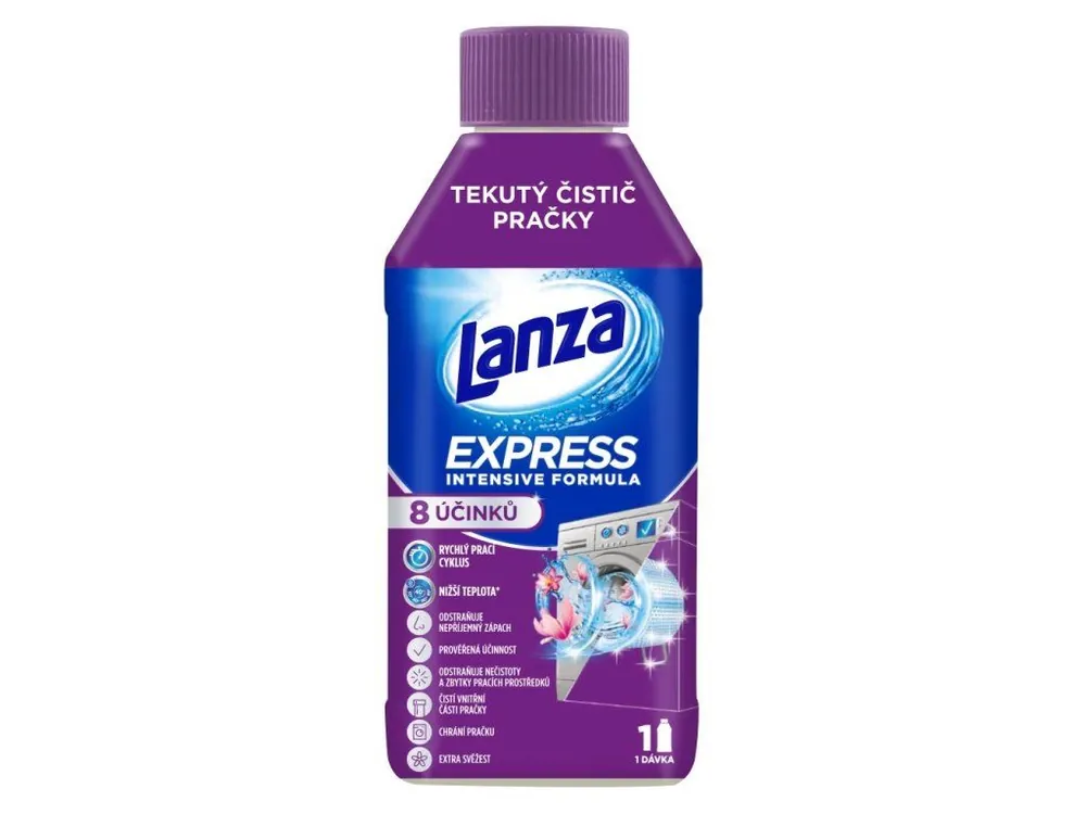 Originální Lanza tekutý čistič pračky 250 ml Express
