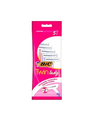 Bic Twin Lady jednorázové holicí strojky 2-bříté 5 ks Akční Cena