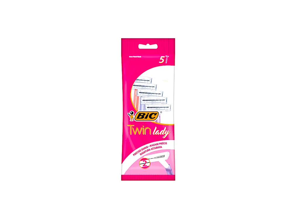 Bic Twin Lady jednorázové holicí strojky 2-bříté 5 ks Akční Cena