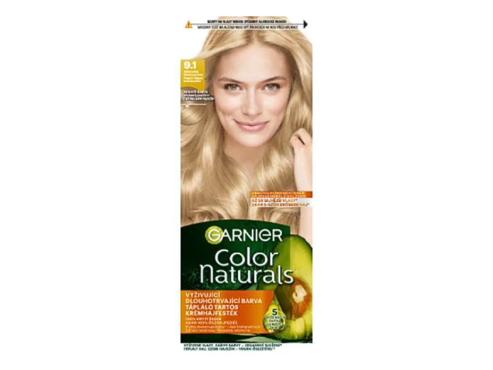 Garnier barva na vlasy Color Naturals 9.1 Velmi světlá blond popelavá Jen Po Omezenou Doba