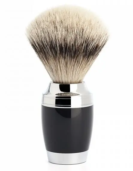 Cenová Bomba Mühle Stylo Black Silvertip Badger