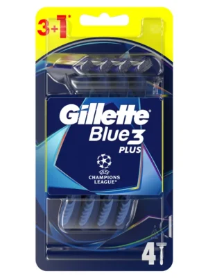 Gillette jednorázové holicí strojky Blue3 Plus 3+1 ks zdarma Dokud Zásoby Vydrží
