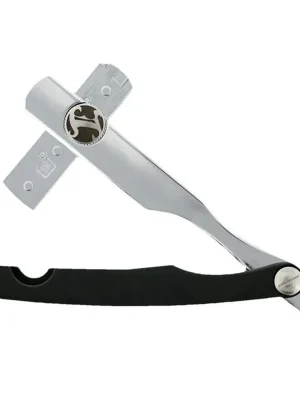 Irving Barber Chrome Matte Black shavetta Rychlé Dodání