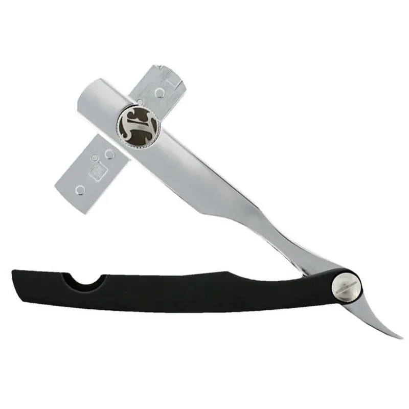 Irving Barber Chrome Matte Black shavetta Rychlé Dodání