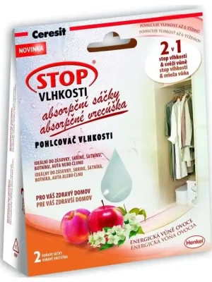 Aktuální Ceresit Stop vlhkosti absorpční sáčky 2 x 50 g Ovoce