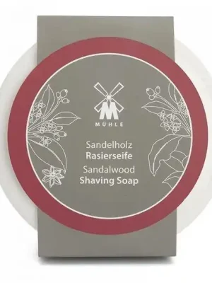 Originální Mühle Sandalwood mýdlo na holení v porcelánové misce 65 g