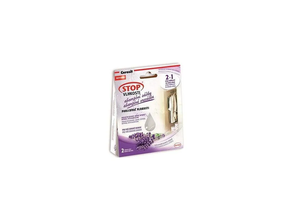 Ceresit Stop vlhkosti absorpční sáčky 2 x 50 g Levandule Cenový Hit