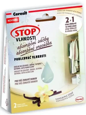 Ceresit Stop vlhkosti absorpční sáčky 2 x 50 g Vanilka Koupit Online