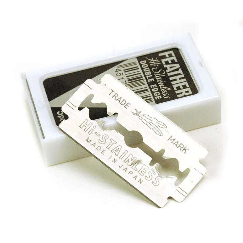 Feather Hi-Stainless Double Edge Značkový