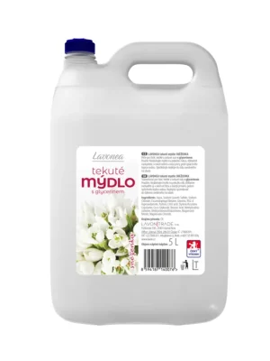 Výprodej Lavonea tekuté mýdlo náhradní náplň 5 l Sněženka