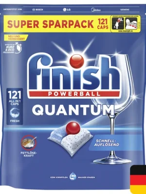 Finish tablety do myčky 121 ks Quantum All in 1 Fresh Autentický
