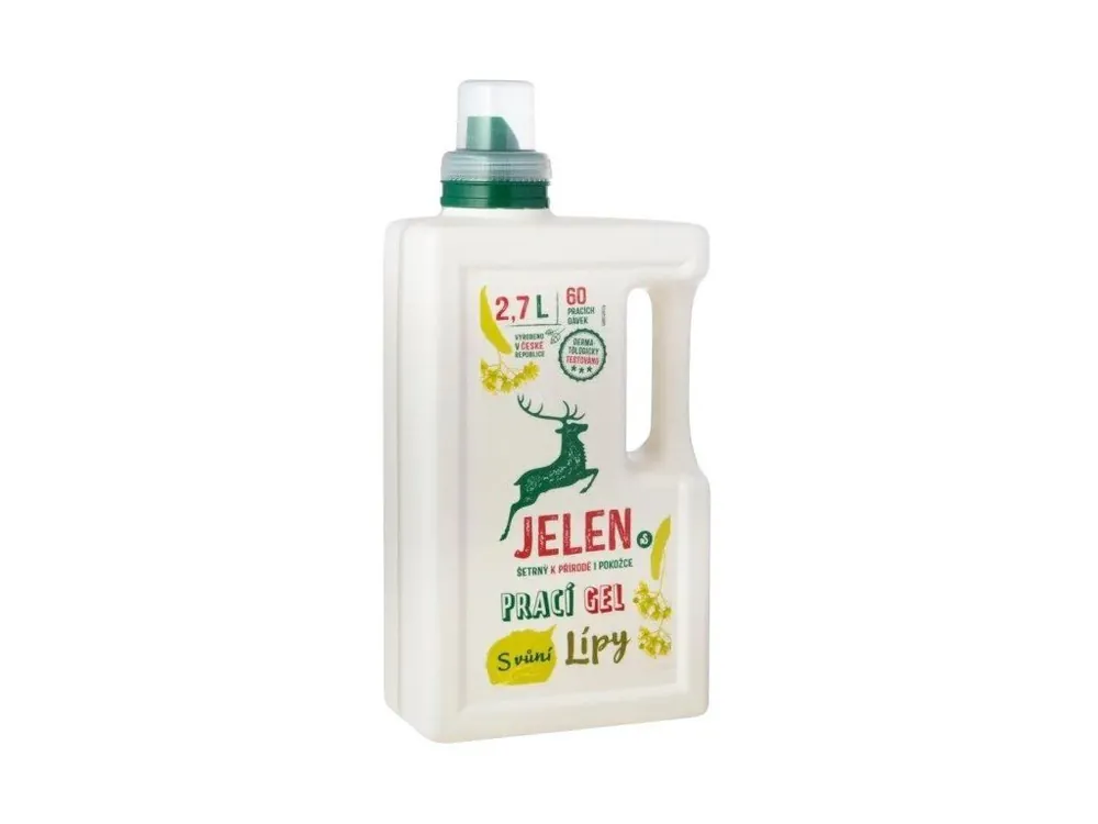 Rychlé Dodání Jelen prací gel 60 dávek Universal s vůní Lípy 2,7 l