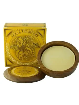 Aktuální Geo F. Trumper Sandalwood, mýdlo na holení s miskou 80 g