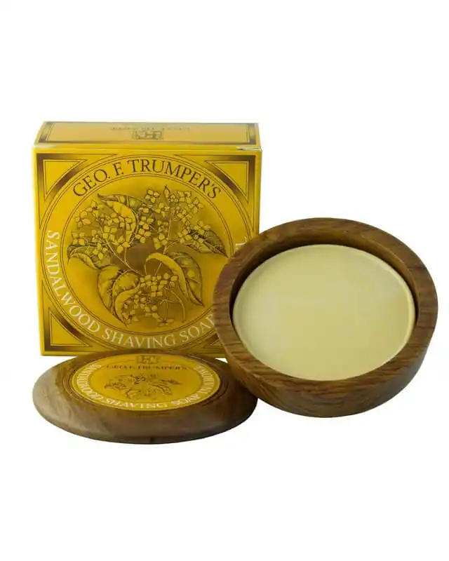 Aktuální Geo F. Trumper Sandalwood, mýdlo na holení s miskou 80 g