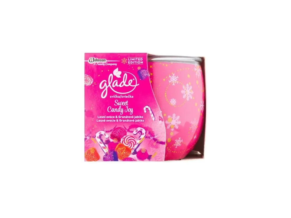 Glade svíčka 120 g Sweet Candy Joy Kup Teď