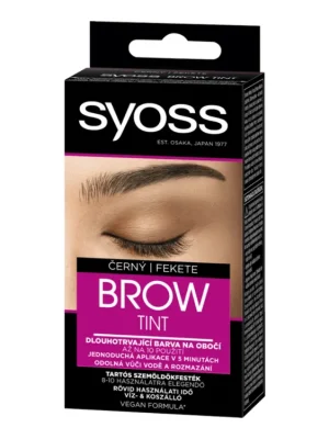 Časově Omezené Syoss barva na obočí černá 17 ml