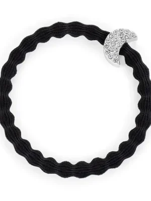 By Eloise London Silver Diamanté Moon Black Objednat Nyní