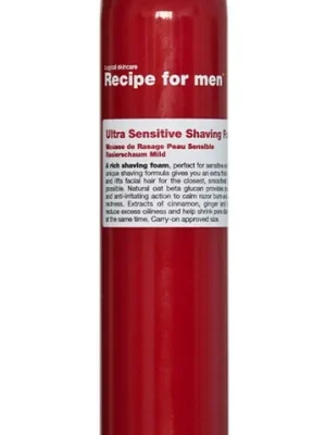 Recipe For Men Ultra Sensitive pěna na holení 100 ml Nejlepší Volba