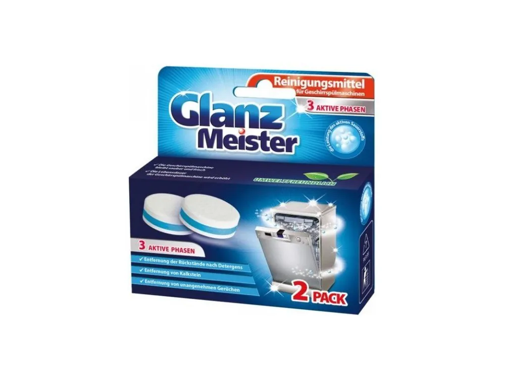 Glanz Meister čistič myčky tablety 2 ks Značkový
