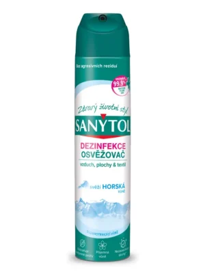 Sanytol dezinfekční osvěžovač vzduchu, povrchů a textilií 300 ml Horská vůně Ověřený