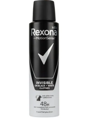 Kup Teď Rexona Men antiperspirant sprej 150 ml Invisible Black + White