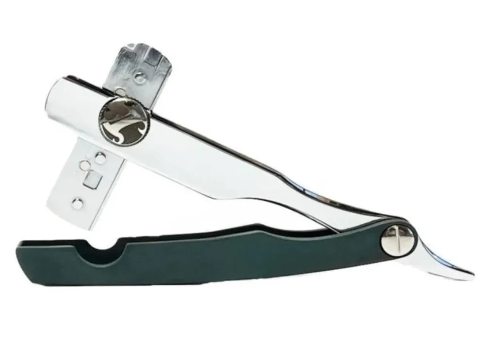 Irving Barber Chrome Green shavetta Zlevněný