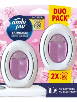 Ambi Pur Bathroom osvěžovač vzduchu 2 x 8 ml Flower & Spring Kup Teď
