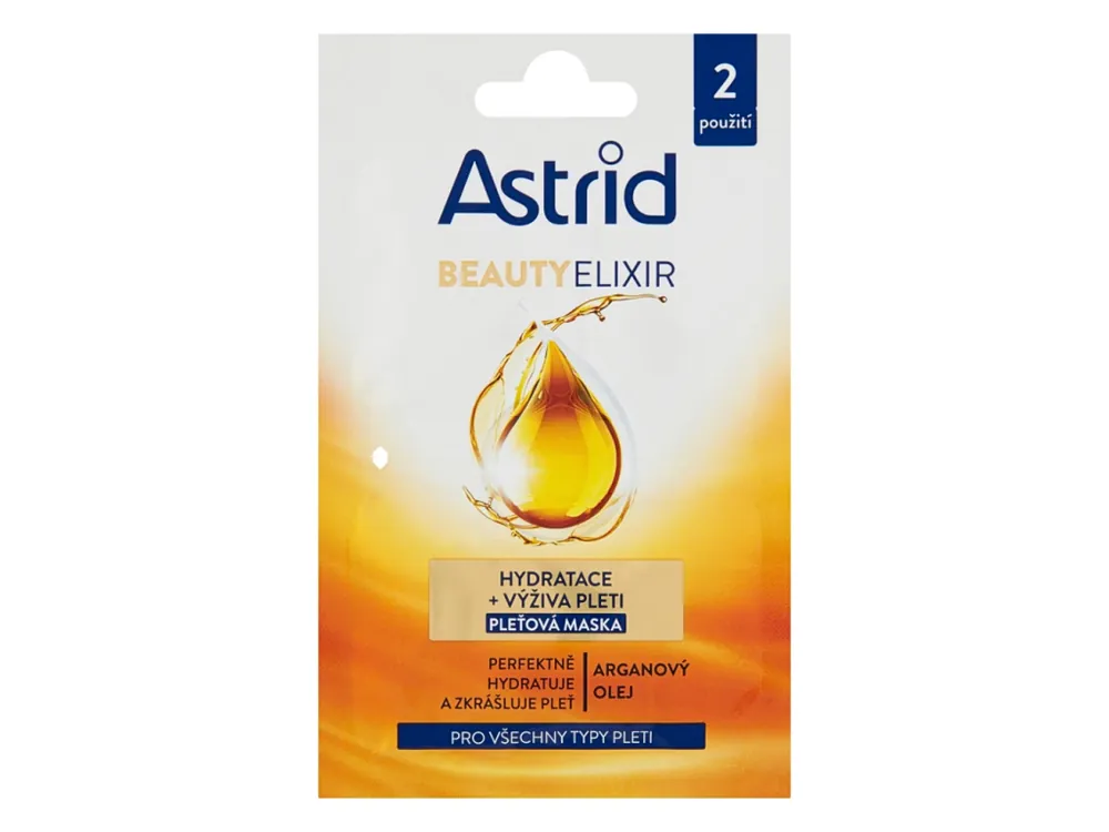 Cenový Hit Astrid pleťová maska hydratační 2x8 ml Beauty Elixir