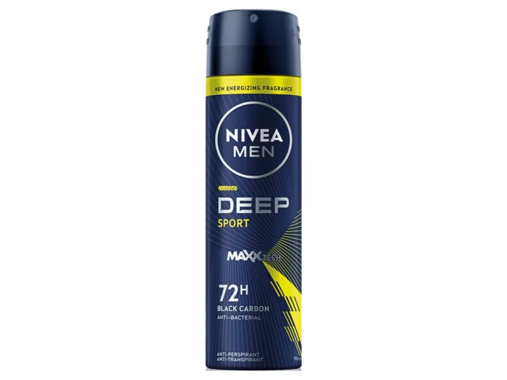 Nivea Men antiperspirant sprej 150 ml Deep Sport Black Carbon Odeslání Ihned