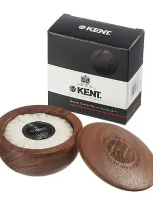 Kent mýdlo na holení s tmavou dřevěnou miskou 120 g Kup Teď