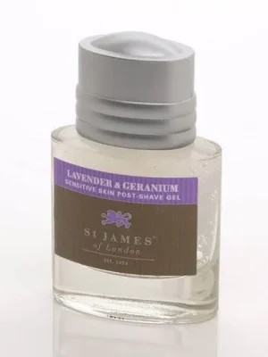 Akce St James of London Lavender & Geranium, gel po holení 100 ml